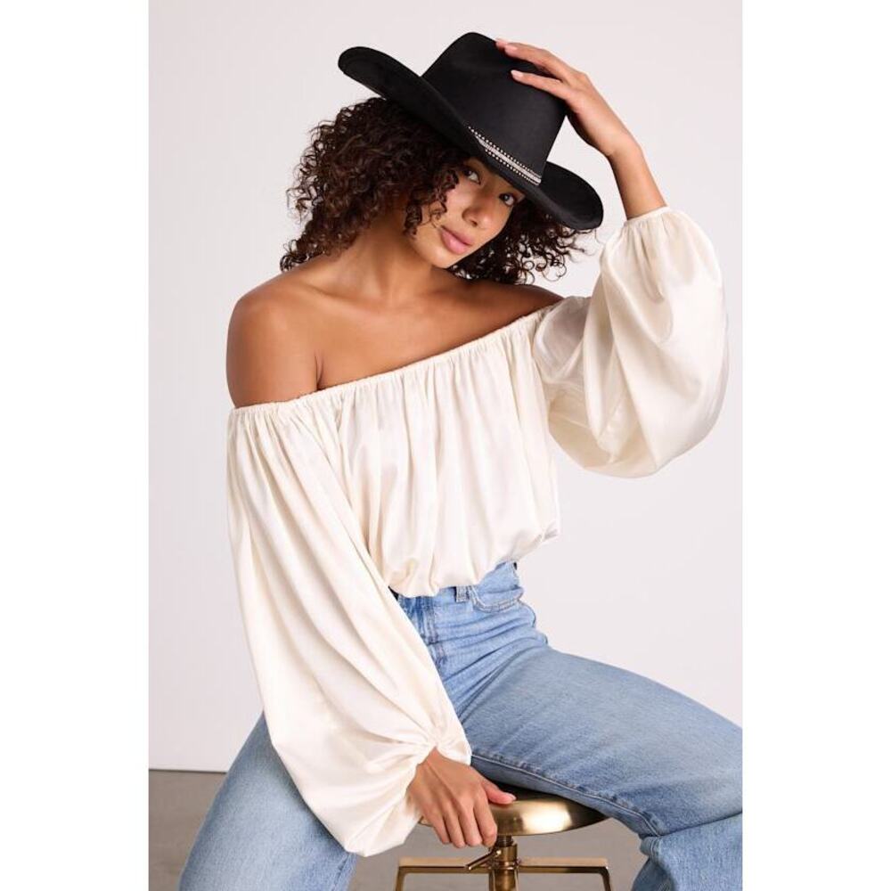 Lulus Deighton Black Rhinestone Western Hat - Size One Size